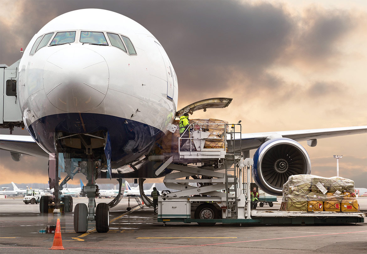 Expedite Service Plane on tarmac